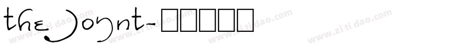 the Joynt字体转换